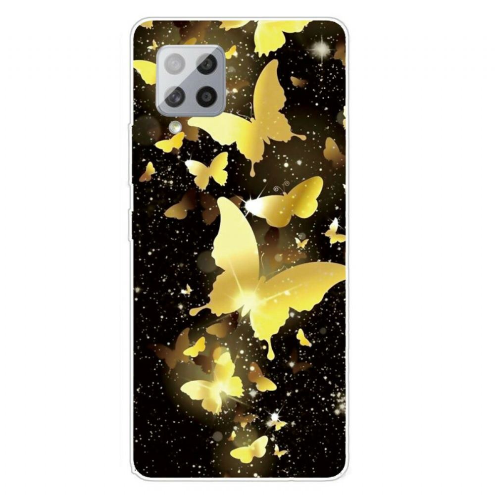 Kryt Na Samsung Galaxy A42 5G Motýli Motýli
