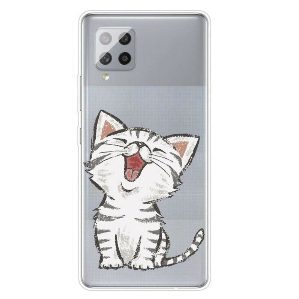 Kryt Na Samsung Galaxy A42 5G Roztomilá Kočka