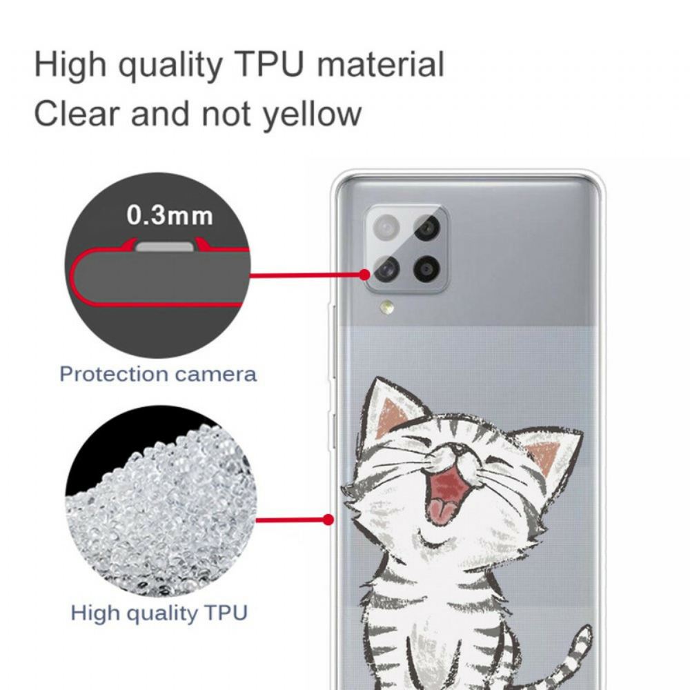 Kryt Na Samsung Galaxy A42 5G Roztomilá Kočka