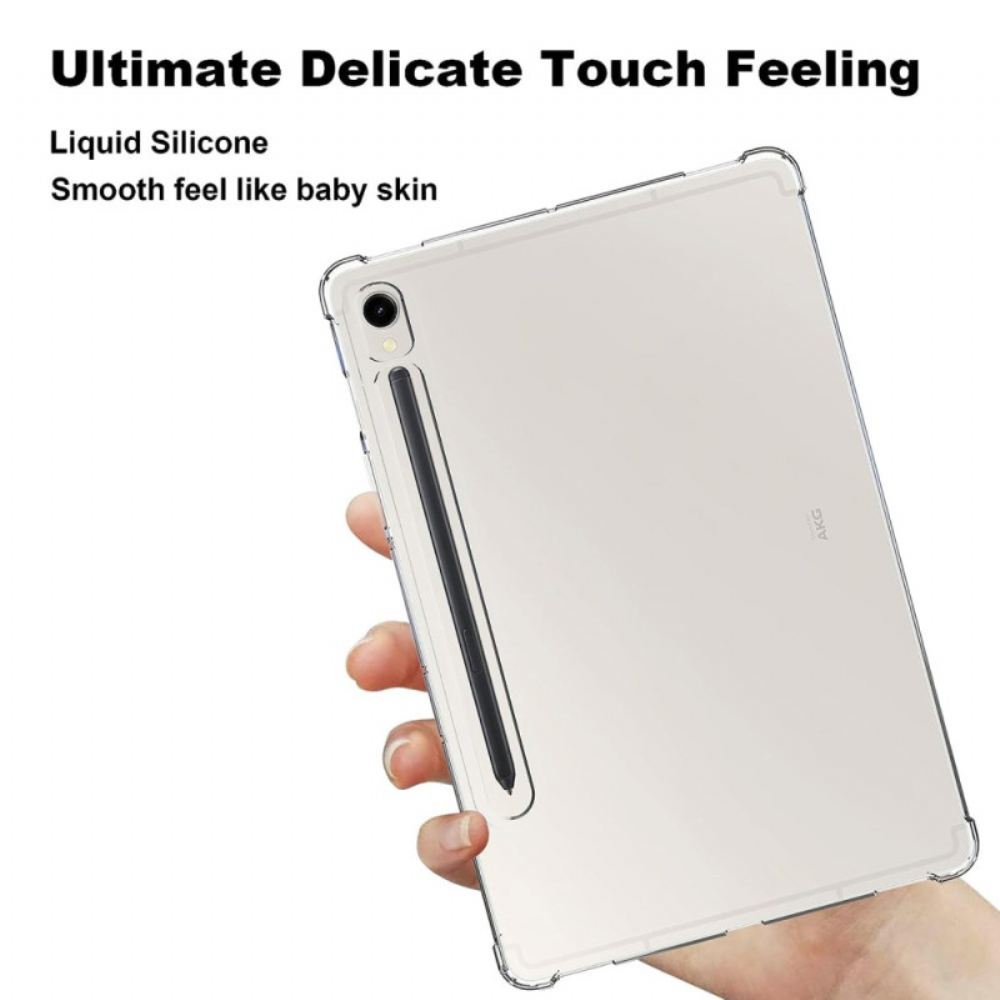 Kryt Samsung Galaxy Tab S9 Průhledné Zesílené Rohy