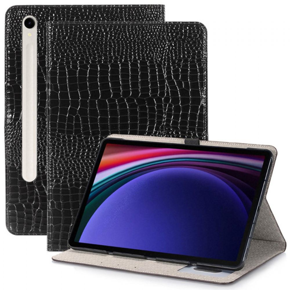 Pouzdra Samsung Galaxy Tab S9 Kryty Na Mobil Krokodýlí Styl