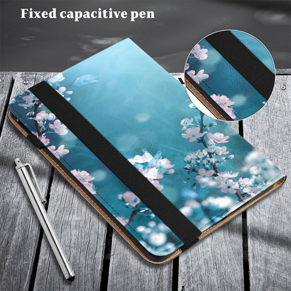 Pouzdro Samsung Galaxy Tab S9 Švestkové Květy