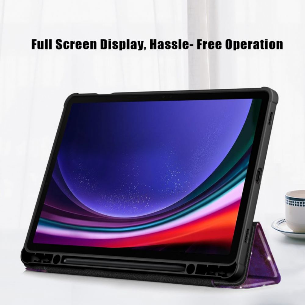 Samsung Galaxy Tab S9 Držák Dotykového Pera Galaxy Transparent Back