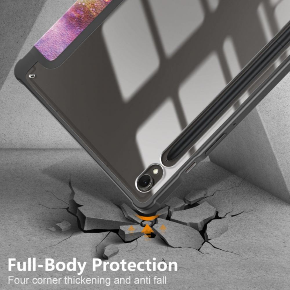 Samsung Galaxy Tab S9 Držák Dotykového Pera Galaxy Transparent Back