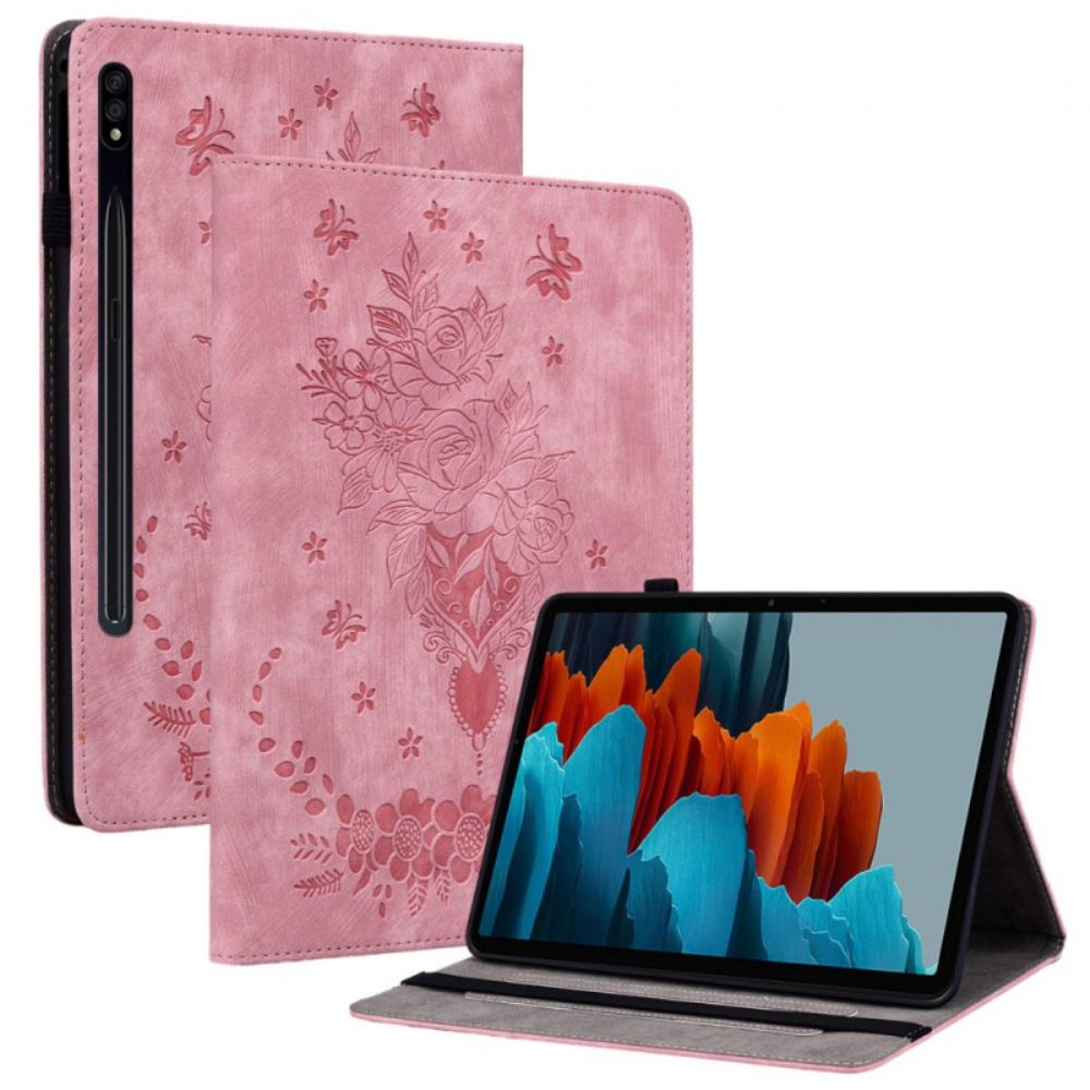 Samsung Galaxy Tab S9 Motýli A Růže