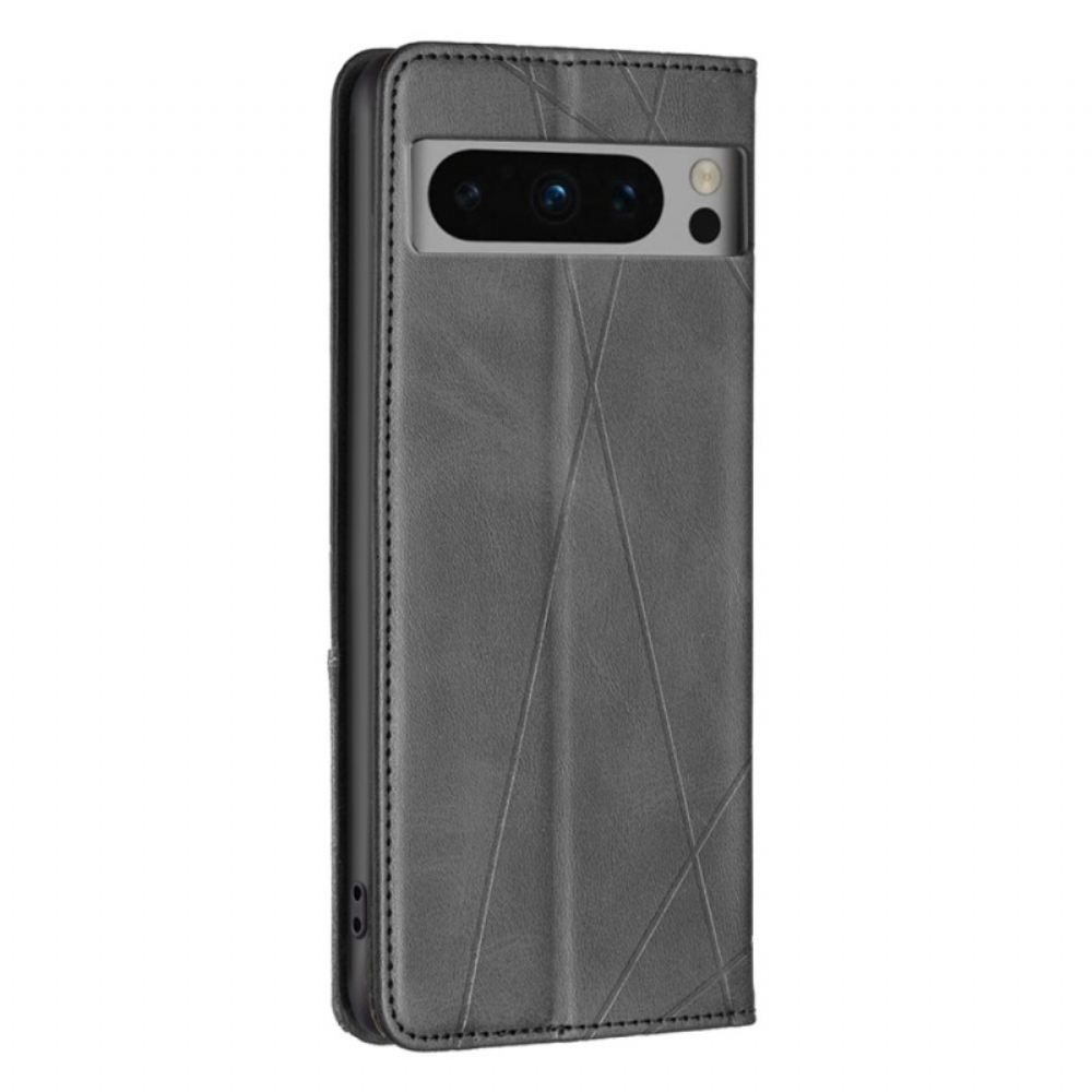 Kožené Pouzdro Folio Google Pixel 8 Pro Diamanty