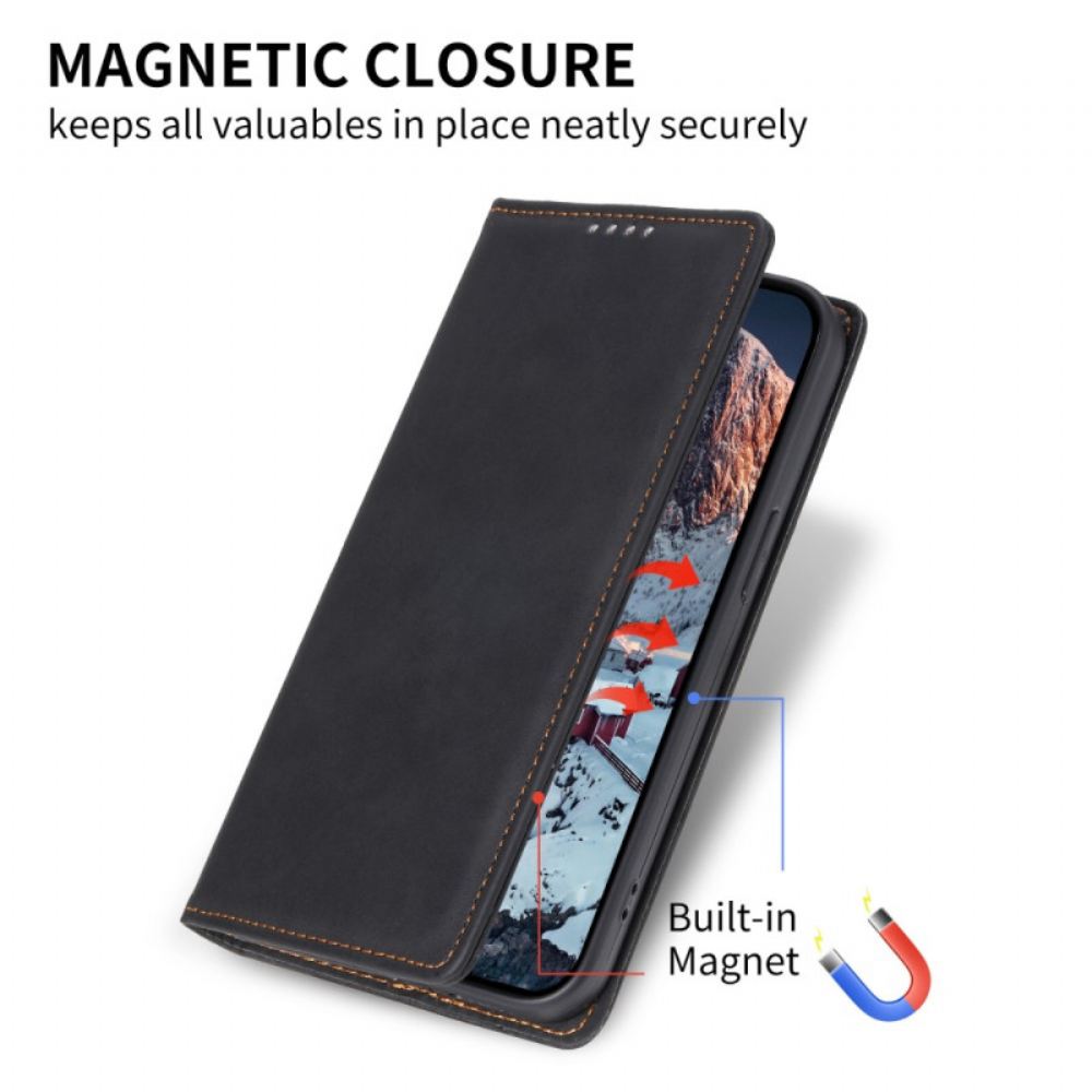 Kožené Pouzdro Folio Google Pixel 8 Pro Rfid Vlnový Chránič