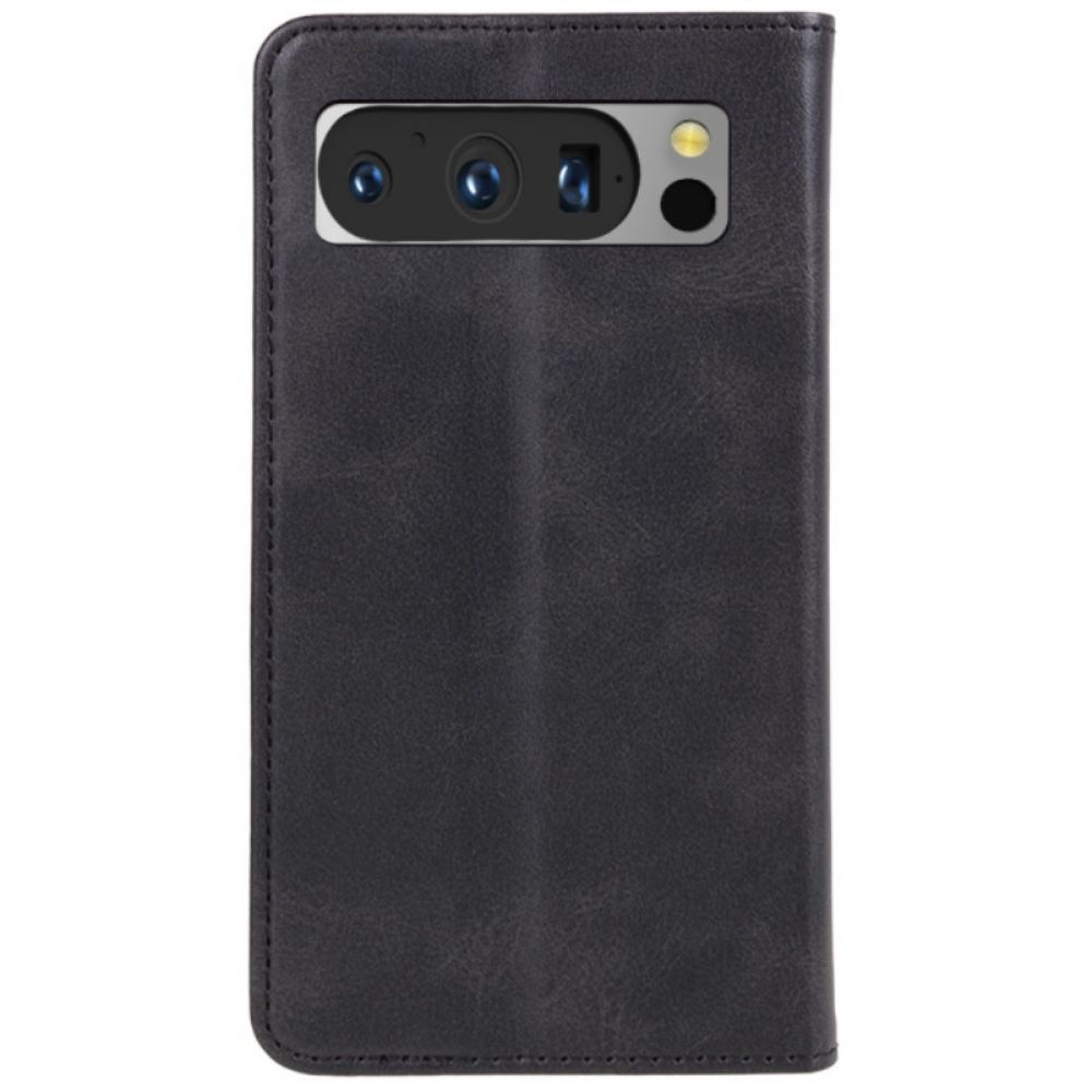 Kožené Pouzdro Folio Google Pixel 8 Pro Vintage Styl