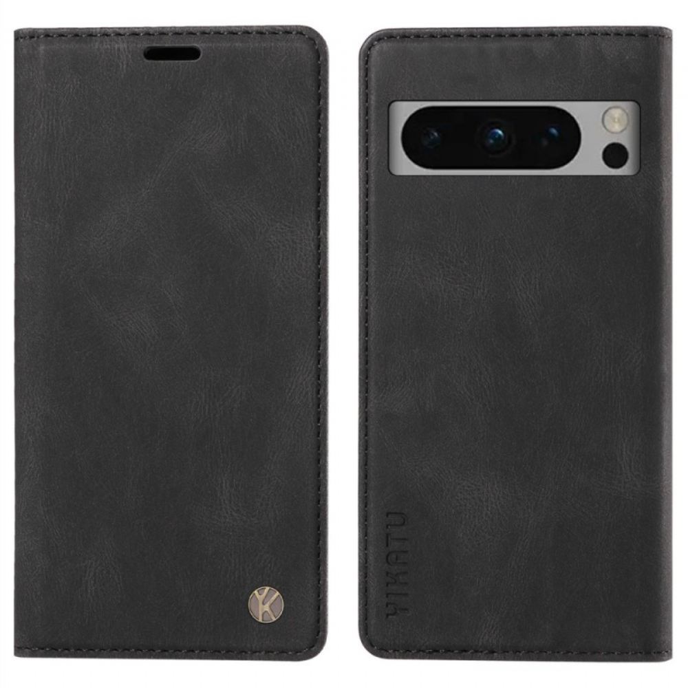 Kožené Pouzdro Folio Google Pixel 8 Pro Yikatu