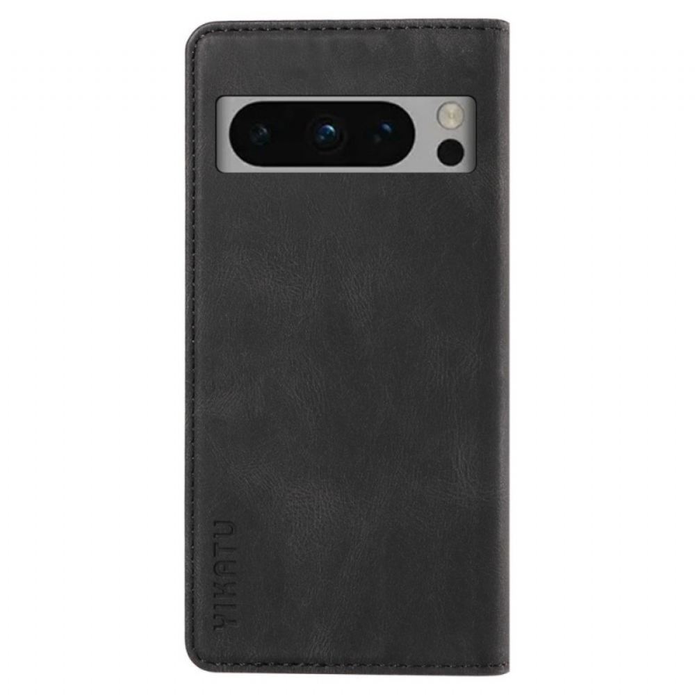 Kožené Pouzdro Folio Google Pixel 8 Pro Yikatu