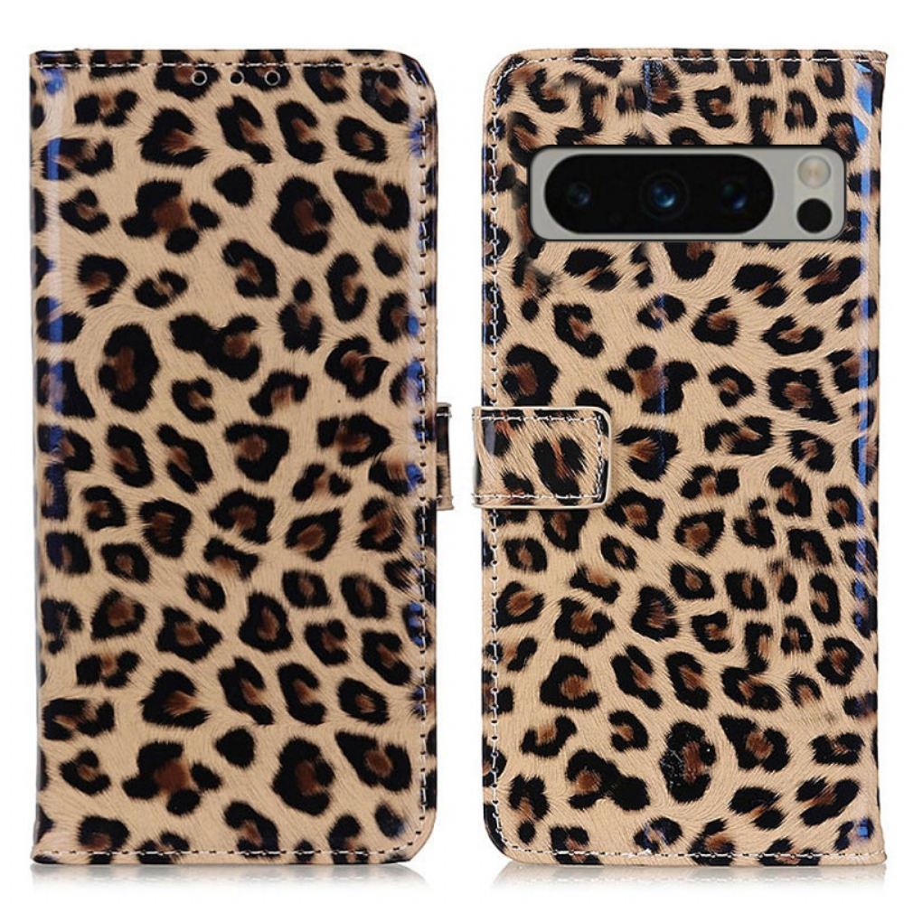 Kožený Kryt Google Pixel 8 Pro Leopard