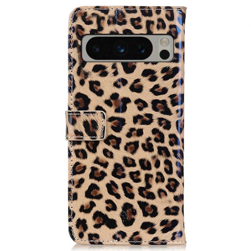 Kožený Kryt Google Pixel 8 Pro Leopard