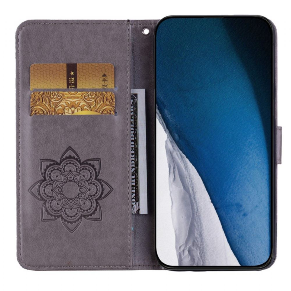 Kožený Kryt Google Pixel 8 Pro Sova Mandala A Kouzlo