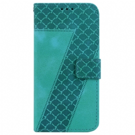 Kožený Kryt Na Google Pixel 8 Pro Design 7 Se Šňůrkou