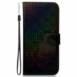 Kožený Kryt Na Google Pixel 8 Pro Strappy Disco