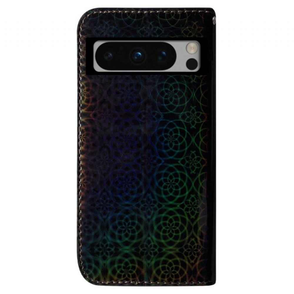 Kožený Kryt Na Google Pixel 8 Pro Strappy Disco