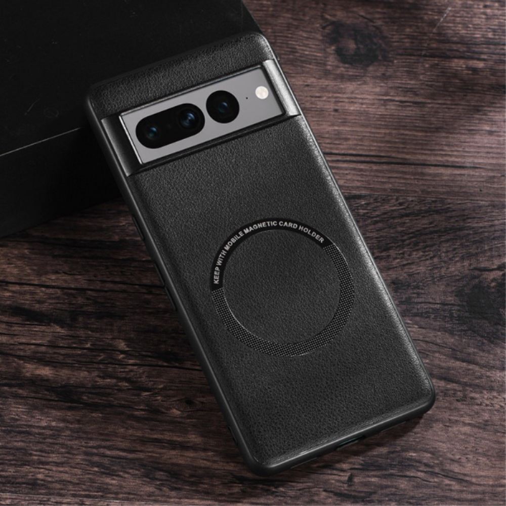 Kryt Google Pixel 8 Pro Kožený Styl Kompatibilní S Magsafe