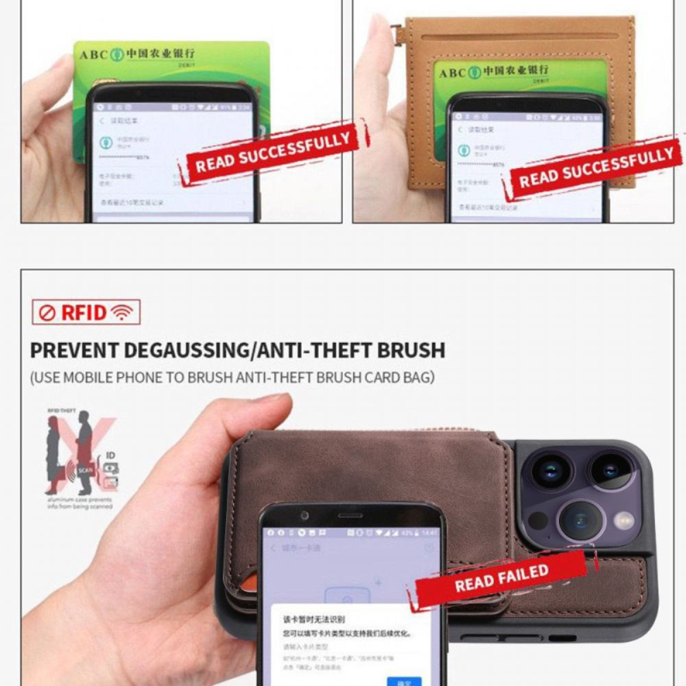 Kryt Na Google Pixel 8 Pro Podpora Držáku Rfid Karty