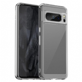 Kryt Na Google Pixel 8 Pro Průhledné Silikonové Okraje