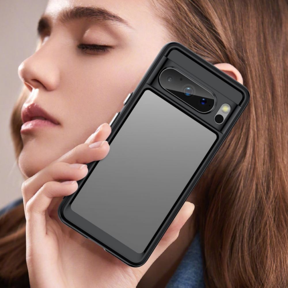 Kryt Na Google Pixel 8 Pro Průhledné Silikonové Okraje