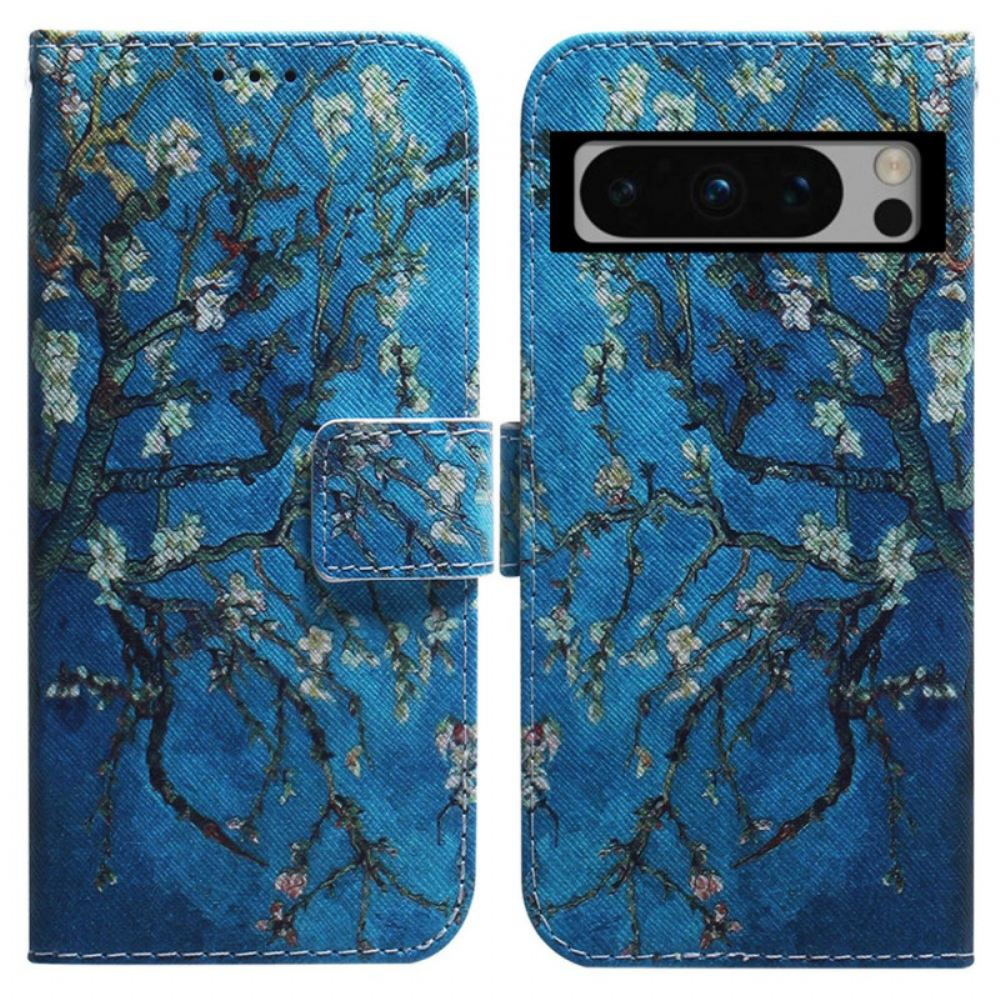 Peněženková Pouzdra Google Pixel 8 Pro Kvetoucí Větve