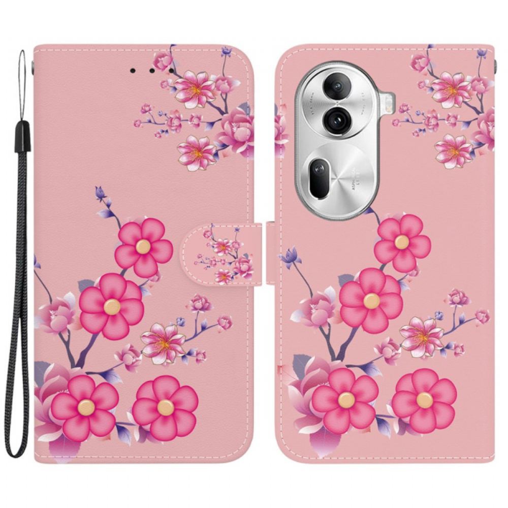 Kožený Kryt Oppo Reno 11 Pro 5g Sakura S Popruhem
