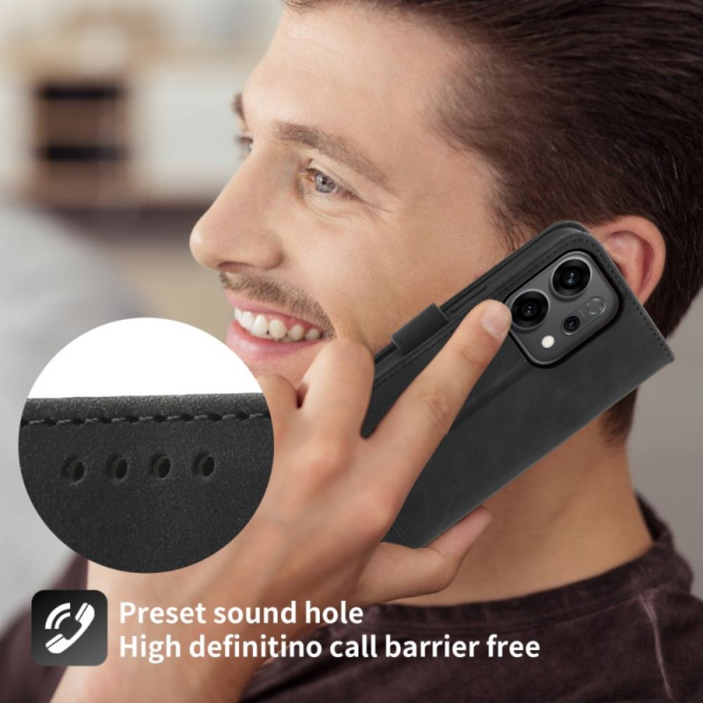 Kožený Kryt Oppo Reno 14 5g Dierfeng