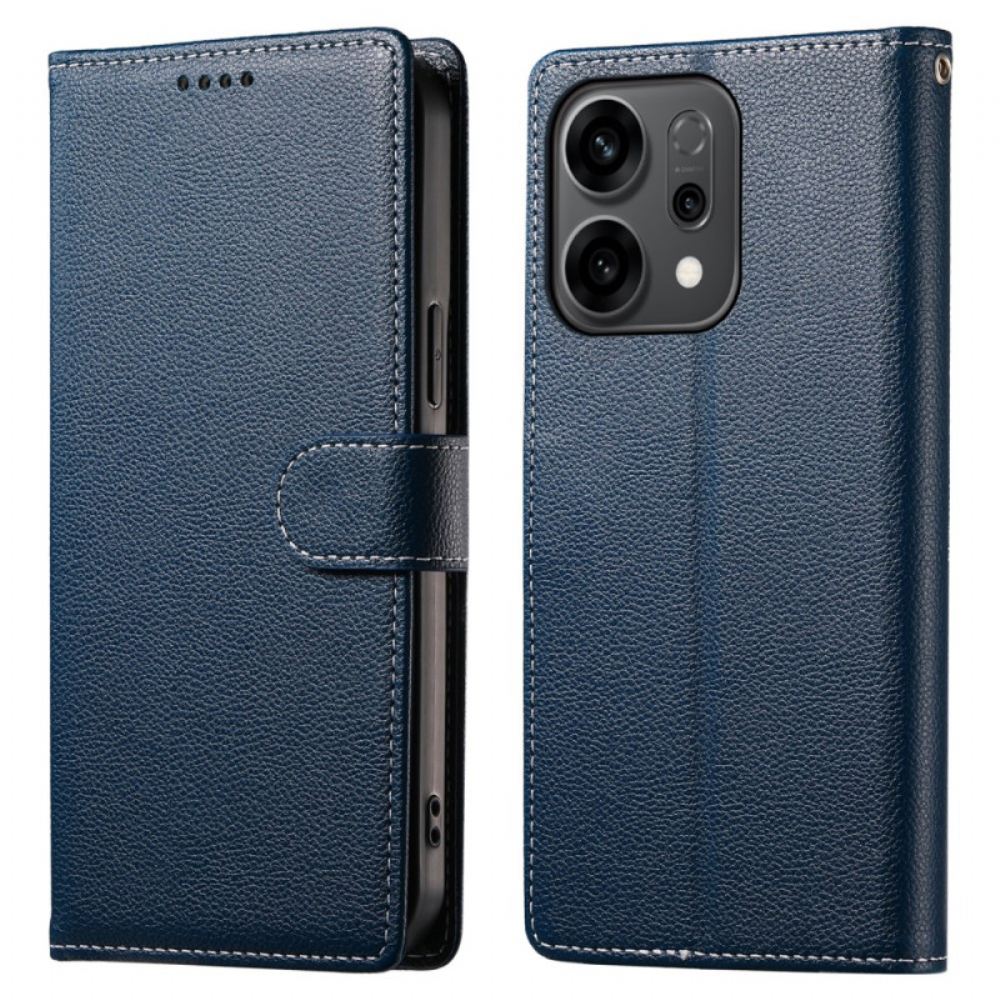 Kožený Kryt Oppo Reno 14 5g Efekt Hladké Kůže