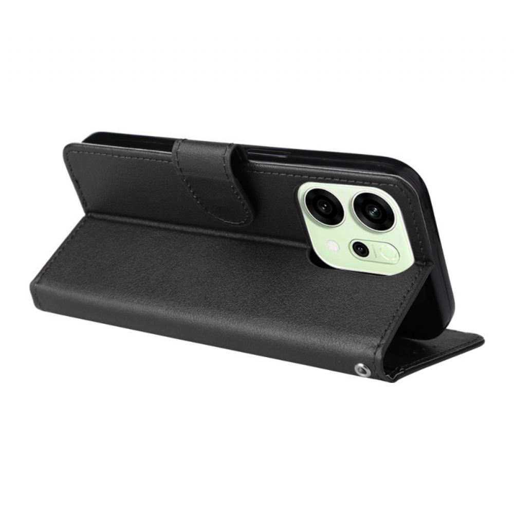 Kožený Kryt Oppo Reno 14 5g Klasický Kožený Styl