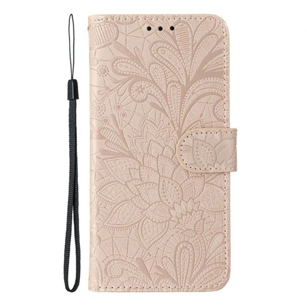 Kožený Kryt Oppo Reno 14 5g Krajková Mandala