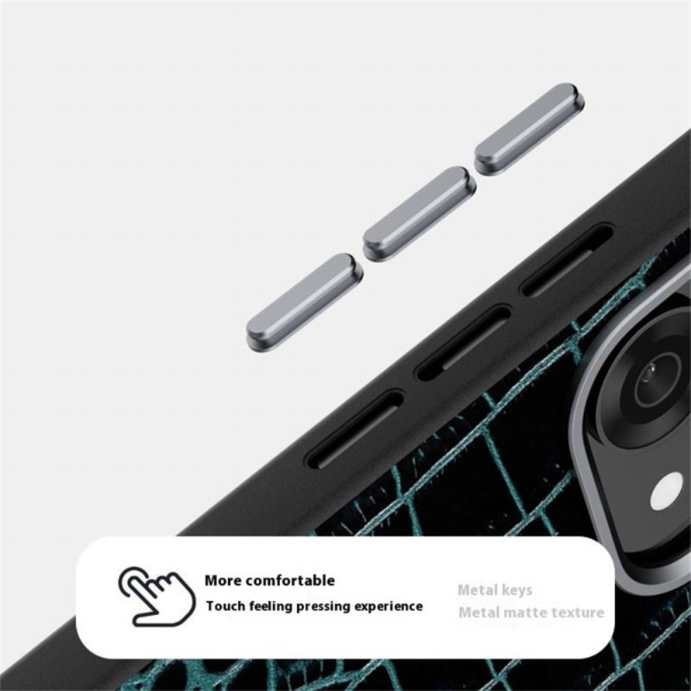 Kryt Oppo Reno 14 5g Kompatibilní S Magsafe Textura Krokodýla Abeel