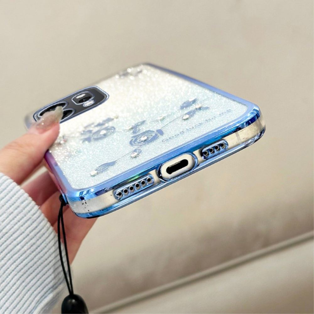 Kryt Oppo Reno 14 5g Květiny A Kamínky