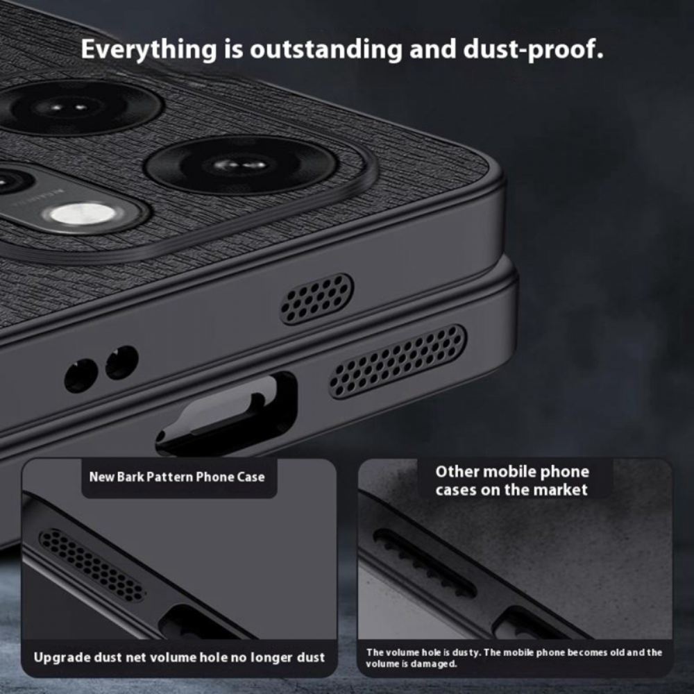 Kryt Oppo Reno 14 5g Textura Dřeva