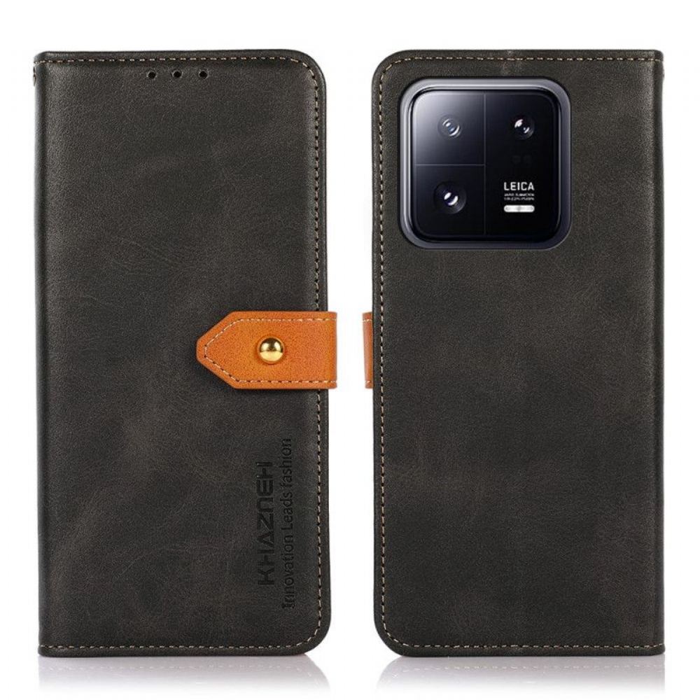 Flipové Pouzdro Na Xiaomi 13 Pro S Popruhem Khazneh