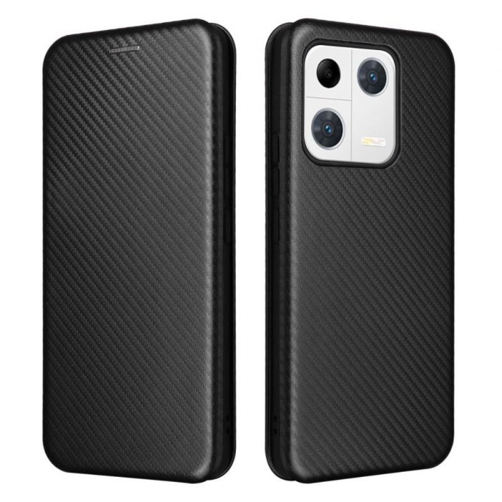 Kryty Na Mobil Na Xiaomi 13 Pro Flipové Pouzdro Uhlíkové Vlákno