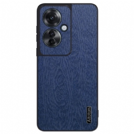 Kryt Oppo Reno 11f 5g Umělá Kůže S Dřevěným Efektem