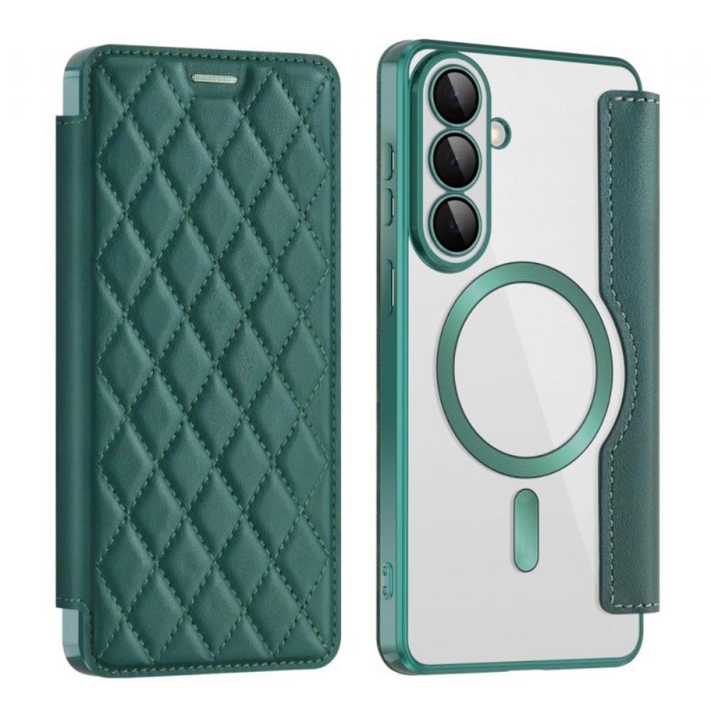 Kožené Pouzdro Folio Samsung Galaxy S26 Pouzdro Na Karty S Rfid Ochranou A Polstrovaným Chráničem Čočky