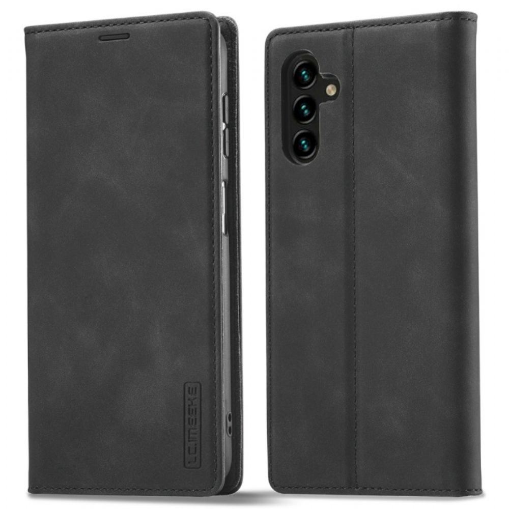 Kožené Pouzdro Folio Samsung Galaxy S26 Peněženka S Koženým Efektem Lc.imeeke