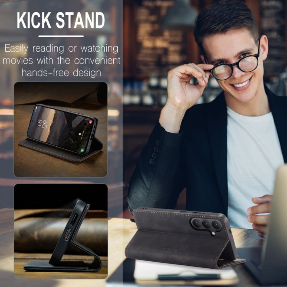 Kožené Pouzdro Samsung Galaxy S26 Kryty Na Mobil Caseme