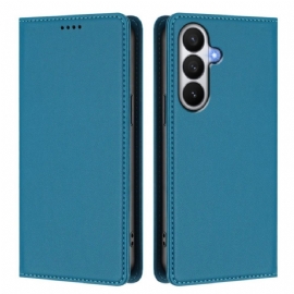 Kožené Pouzdro Samsung Galaxy S26 Kryty Na Mobil Magnetické Zapínání A Rfid Ochrana