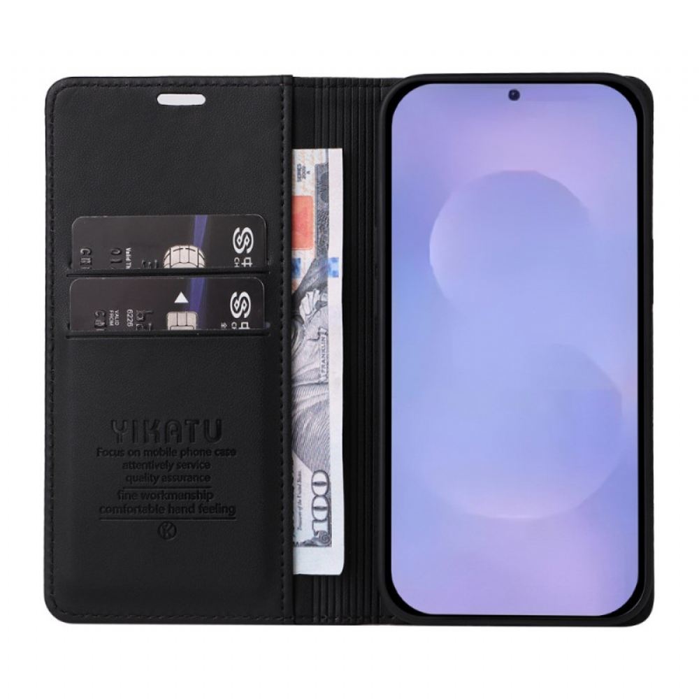 Kožené Pouzdro Samsung Galaxy S26 Kryty Na Mobil Yikatu