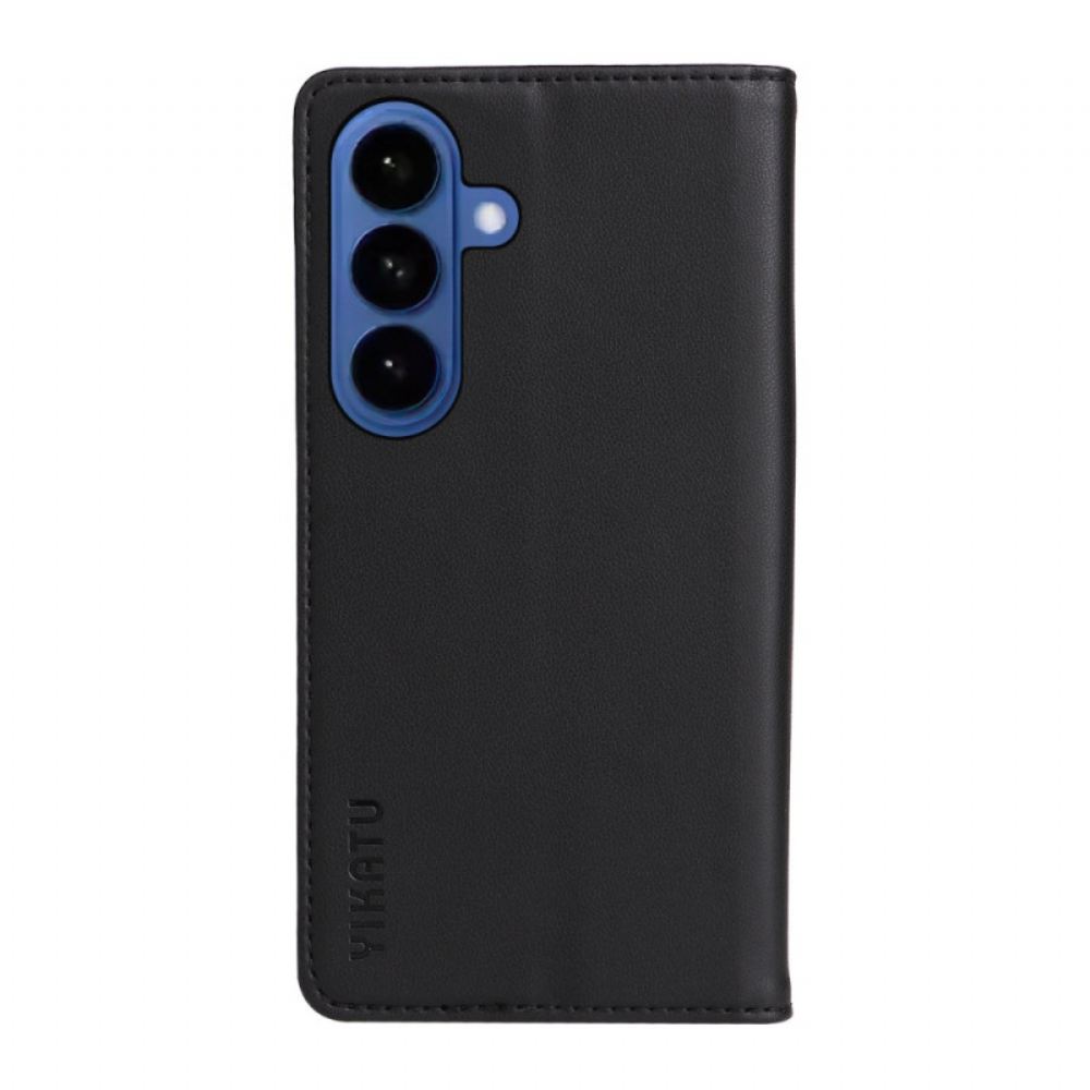 Kožené Pouzdro Samsung Galaxy S26 Kryty Na Mobil Yikatu