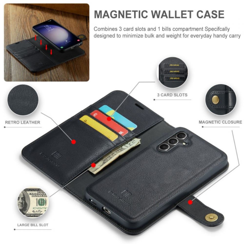 Kožený Kryt Samsung Galaxy S26 Odnímatelná Peněženka Dg.ming