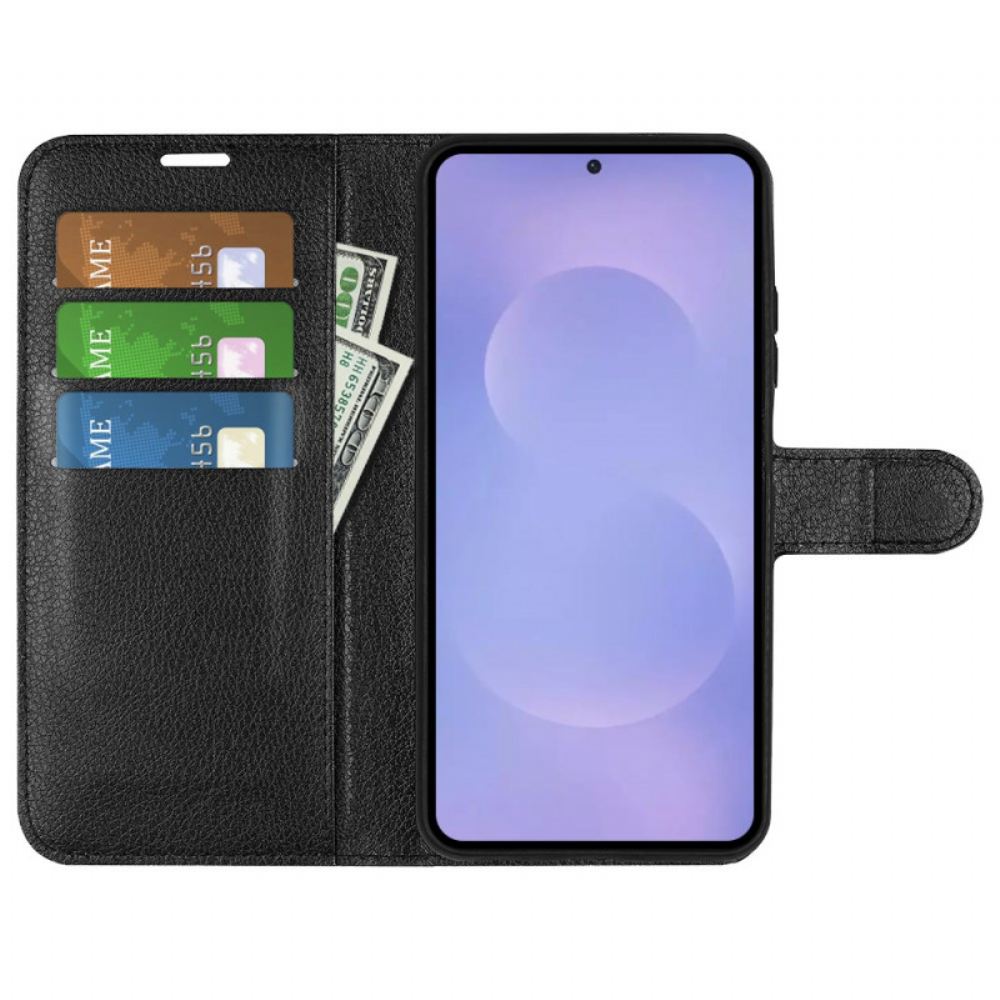 Kožený Kryt Samsung Galaxy S26 Umělá Kůže Liči