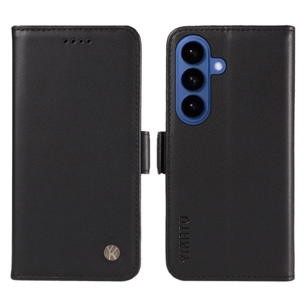 Kožený Kryt Samsung Galaxy S26 Yikatu