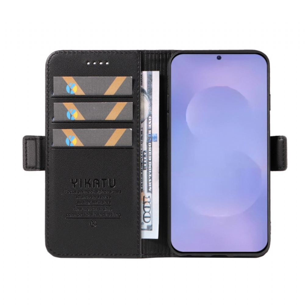 Kožený Kryt Samsung Galaxy S26 Yikatu