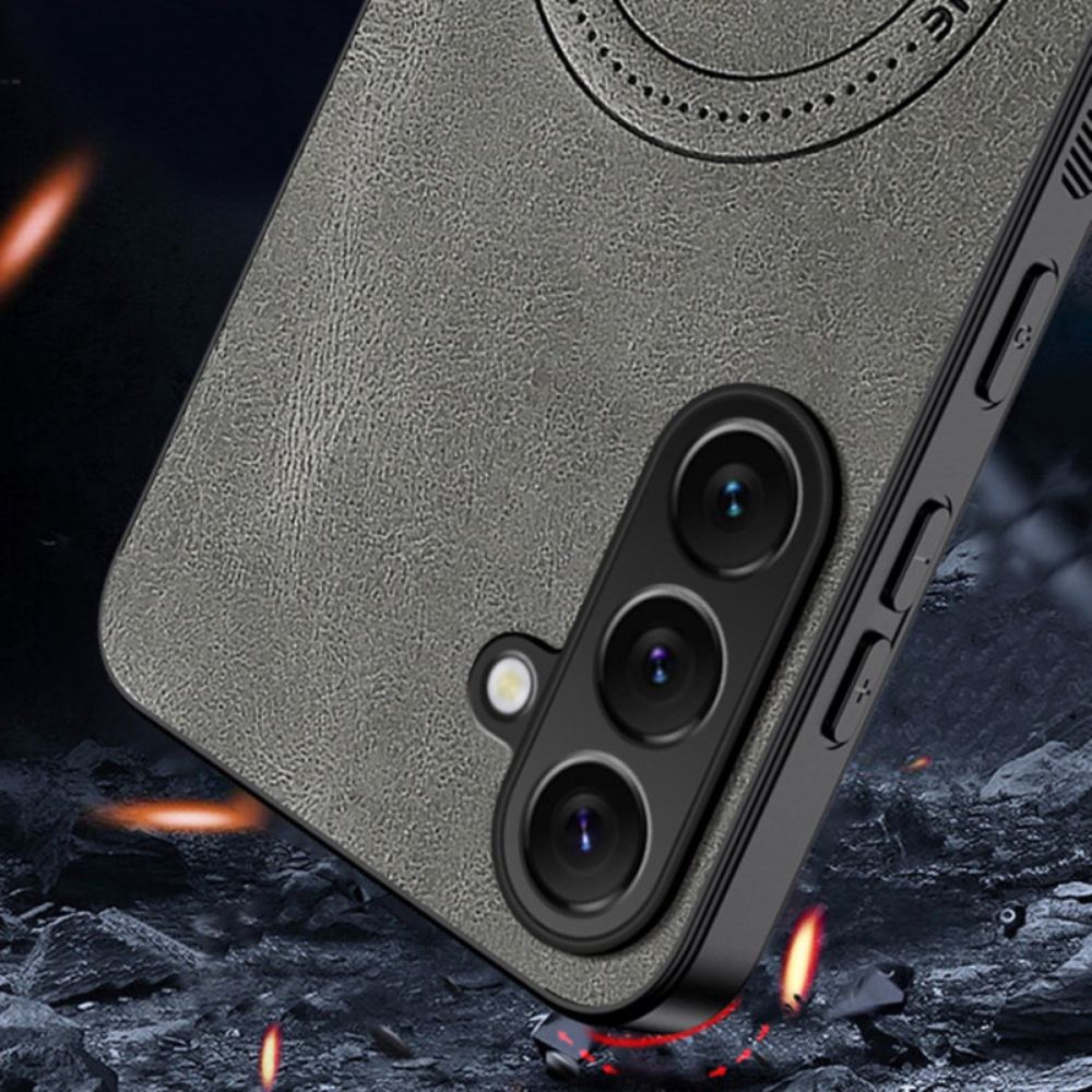 Kryt Na Samsung Galaxy S26 Magnetický S Koženým Efektem