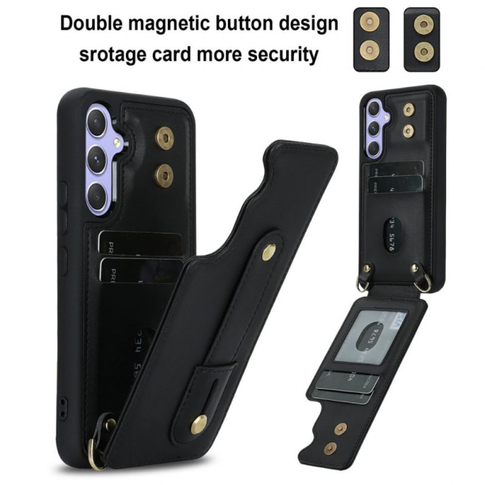 Kryt Na Samsung Galaxy S26 Pouzdro Na Karty A Ramenní Popruh