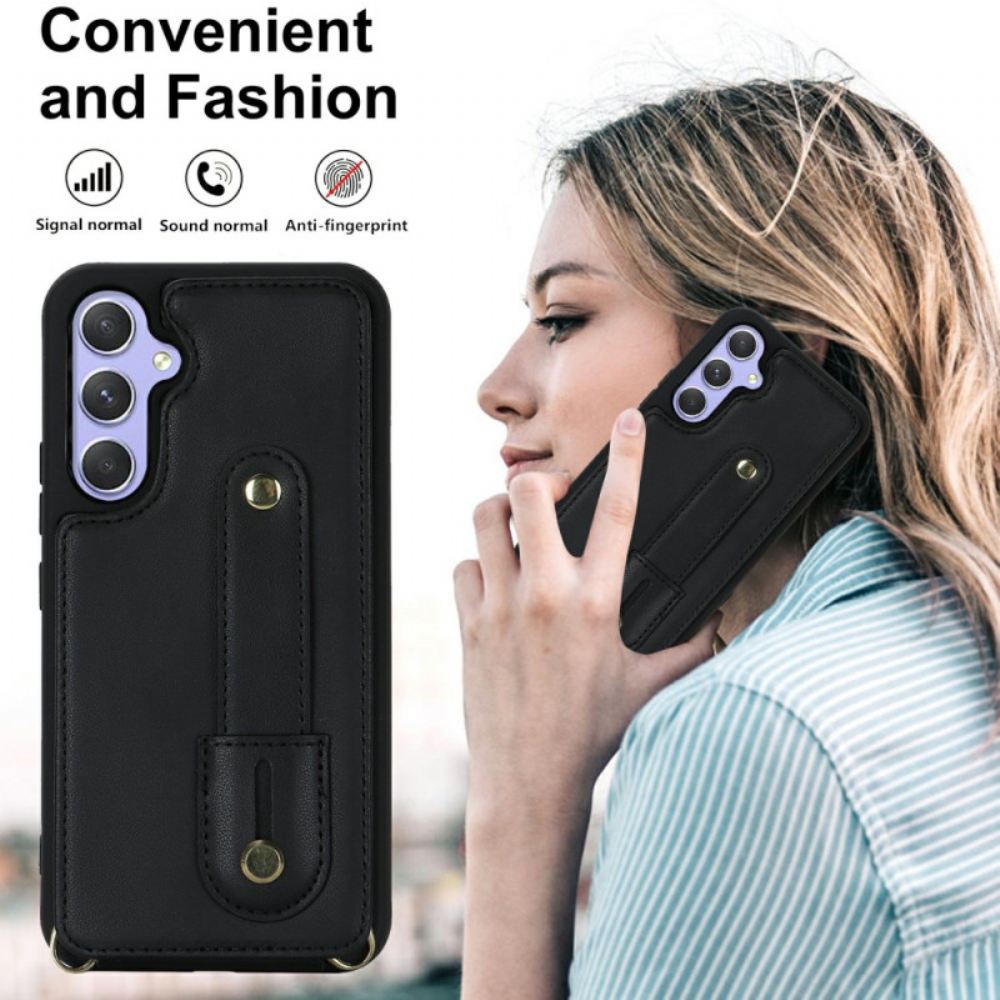 Kryt Na Samsung Galaxy S26 Pouzdro Na Karty A Ramenní Popruh