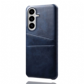 Kryt Na Samsung Galaxy S26 Pouzdro Na Karty S Koženým Efektem